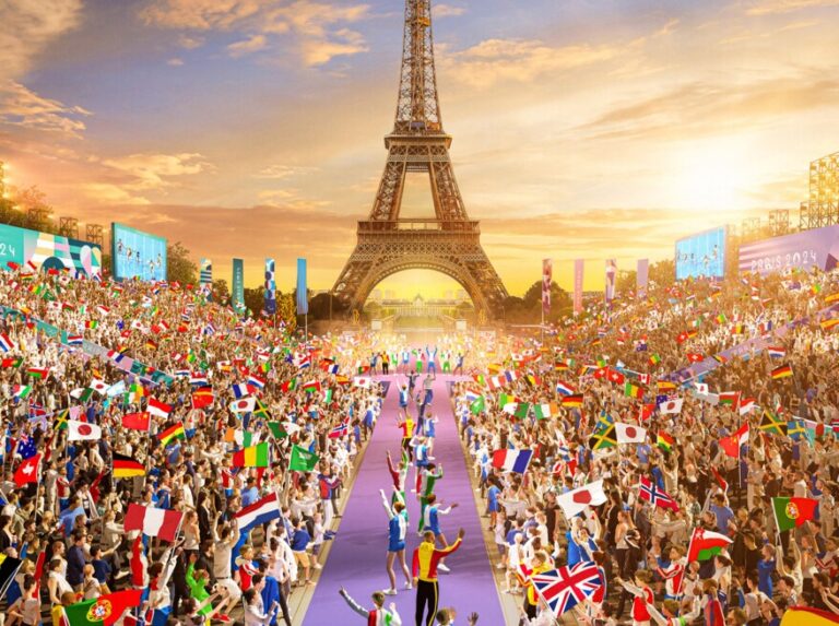 L&rsquo;inauguration du village Olympique Paris 2024