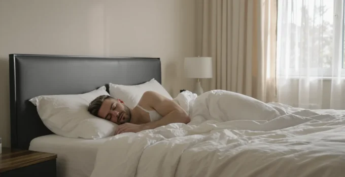 Sommeil réparateur et performance sportive en chambre calme