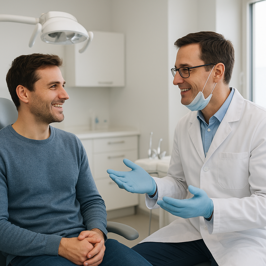 Consultation dentaire en France sur les options de remplacement dentaire