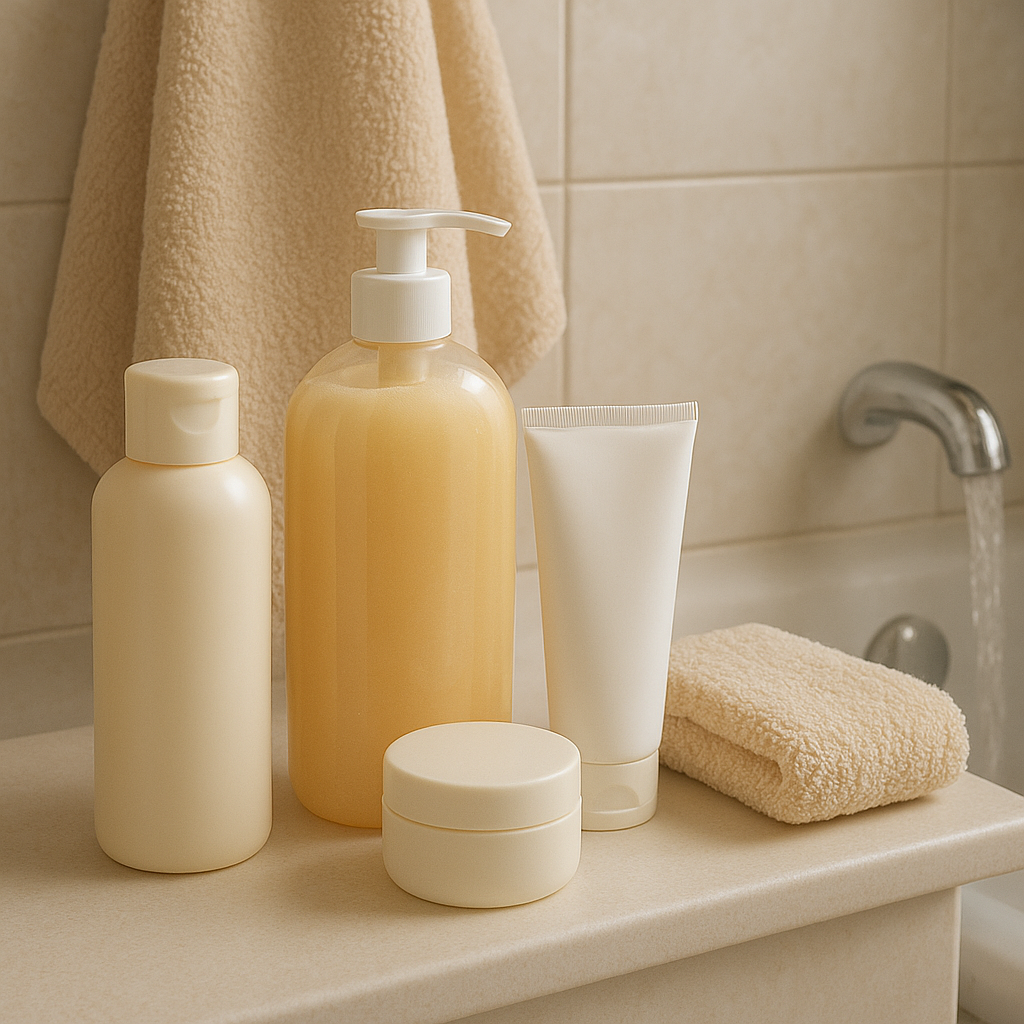 Produits doux pour la douche et l’hygiène de la peau